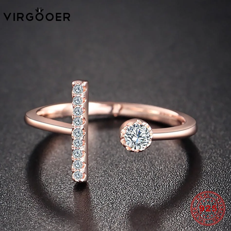 Virgooer S925 ювелирные изделия из стерлингового серебра женское Незамкнутое