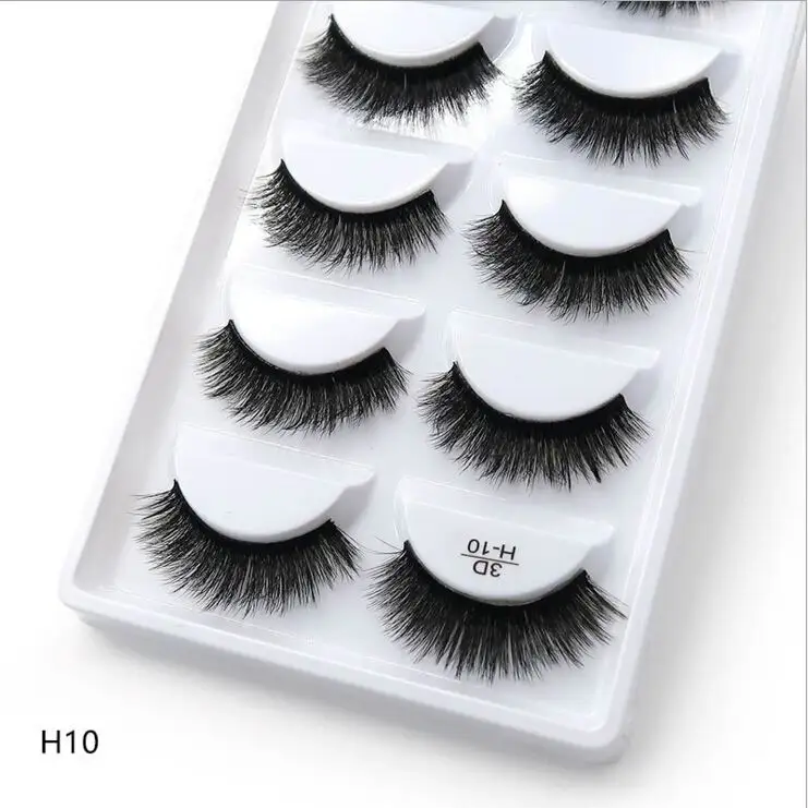 NEW 1/3/5 pairs Fake Mink Eyelashes 3D Natural False Eyelashes 3d Mink Lashes Soft Eyelash Extension Makeup Kit Cilios