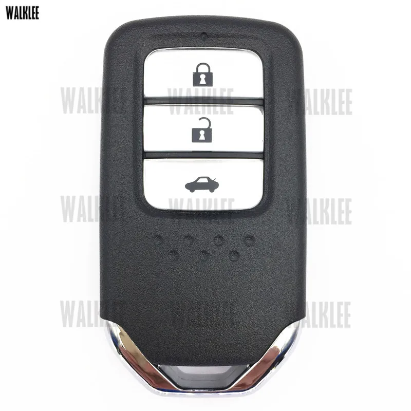 Умный ключ WALKLEE с 3 кнопками подходит для Honda 72147 T9A H01 City Fit Jazz HRV XRV Venzel Civic 433 МГц