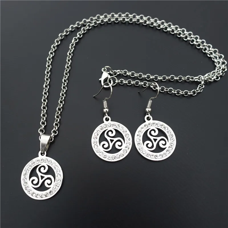 Комплект ювелирных изделий Teen Wolf Triskele разразы Triskelion Allison серебро ожерелье из