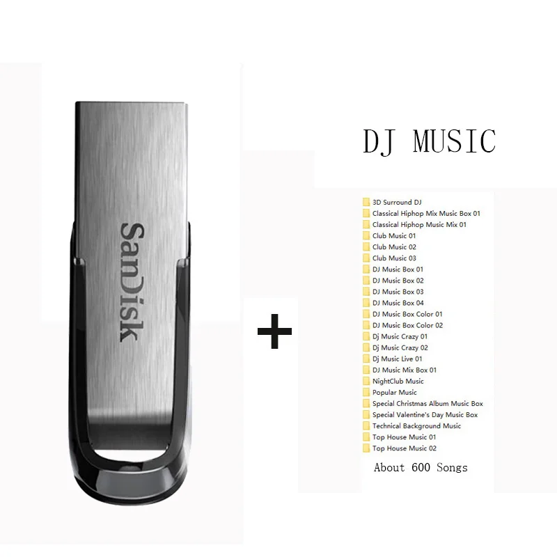 CZ73 64GB Plus DJ Sandisk usb флешка USB флэш-накопитель Флешка анимадо 64 Гб 128 ГБ Подлинная Ультра чутье металлическая ручка диск usb 3,0 диск на ключе Memory Stick флешки - Цвет: CZ73 64GB Plus DJ