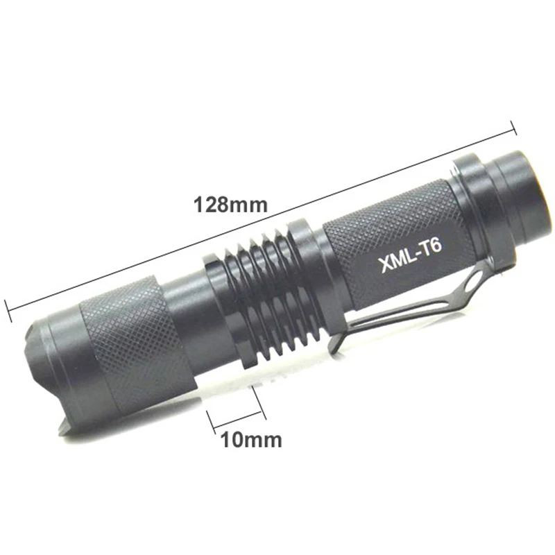 Мини-фонарик XM-L T6 L2 LED 18650 Водонепроницаемый масштабируемый светодиодный