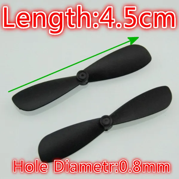 45mm 4.5cm Props Mini Propellers Blades A B For 0.8mm Motor Shaft R/C Spare Parts Access Small Quadcopter Drone | Игрушки и хобби