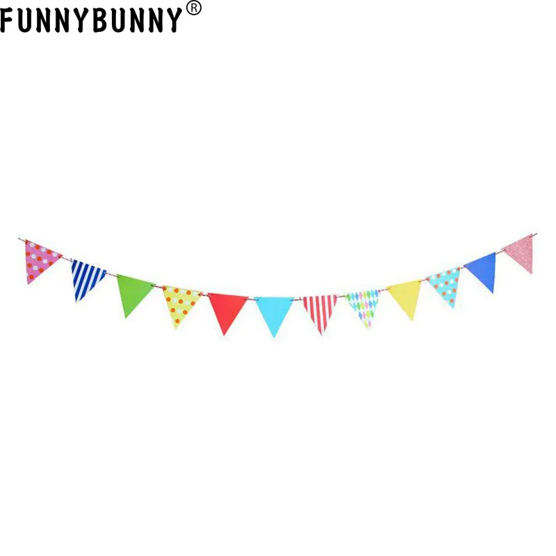 FUNNYBUNNY милый День Рождения флаг день рождения тянуть цветок Установите на Вымпел