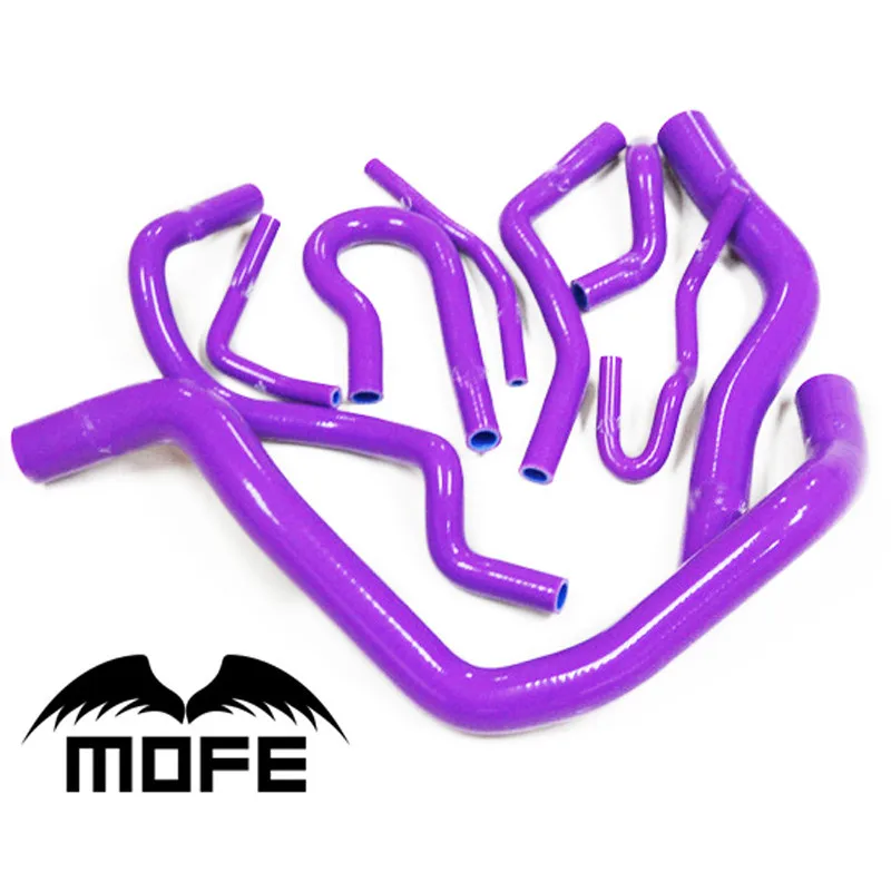 Комплект силиконовых шлангов радиатора Pinkl для Civic EK3 B16 B16A B16B 9 шт.|radiator hose kit|silicone