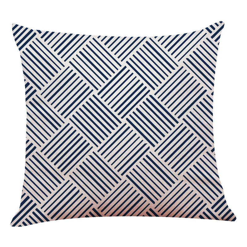 YITUN Cushion Covers 45*45 Geometric Throw Pillow Cover Printed Plain Woven Square Case zipper Decor Home Sofa Bed Car | Дом и сад