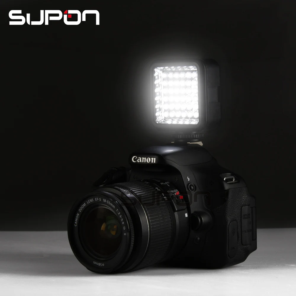 Supon мини светодиодная вспышка Speedlite с литий ионным аккумулятором и зарядным