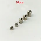10 шт., 3,17 мм, 4 мм, 4,76 мм, 5 мм, 6,35 мм, вилка для модели DIY, игрушки, электрический привод на лодке, собачий пропеллер, вал, соединитель для костыля