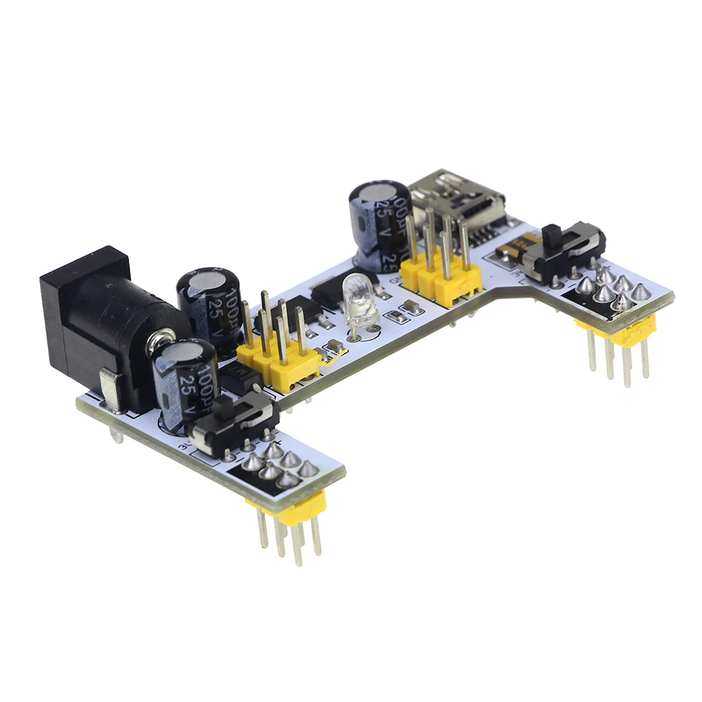 Модуль Thinary для arduino 2 канала плата MB102 постоянный ток 7 12 В интерфейс Micro USB макетная