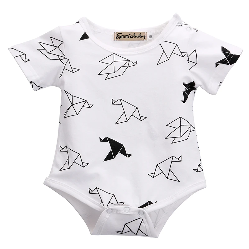 Лидер продаж летние комбинезоны для новорожденных девочек и мальчиков с