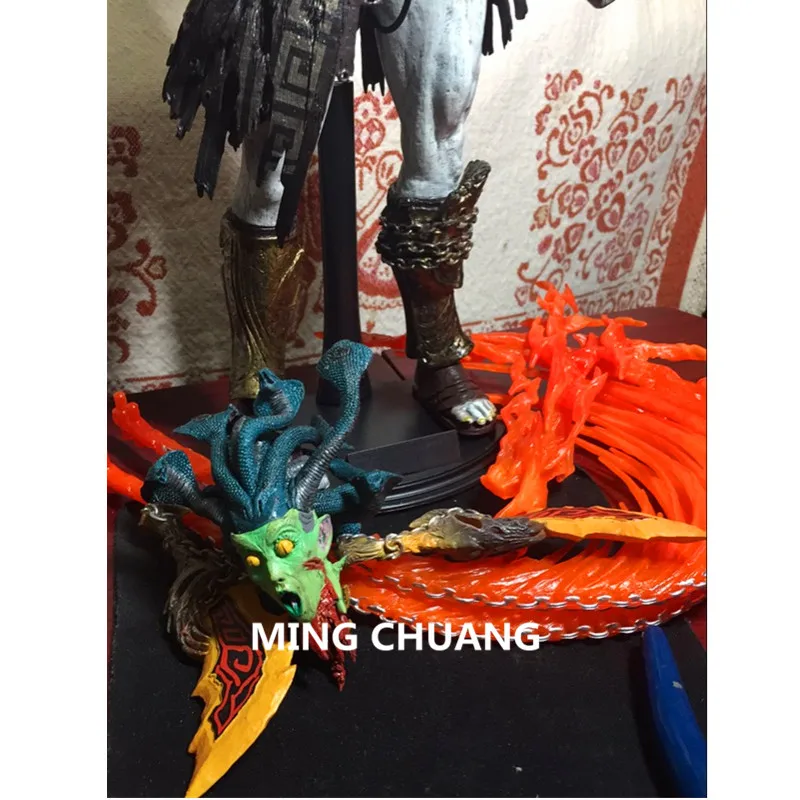 NECA God Of War: Ghost Sparta 12 дюймов Kratos Conqueror сын Zeus звуковая фигурка медузы Коллекционная