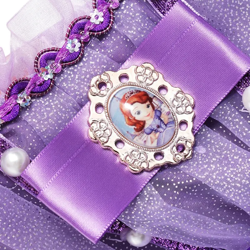 Платья DISNEY Холодное сердце 2 Софии Детская летняя пачка детская одежда принцессы