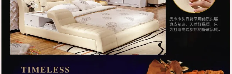 Современная мебель для спальни гамак из мягкой натуральной кожи для кровати 6219
