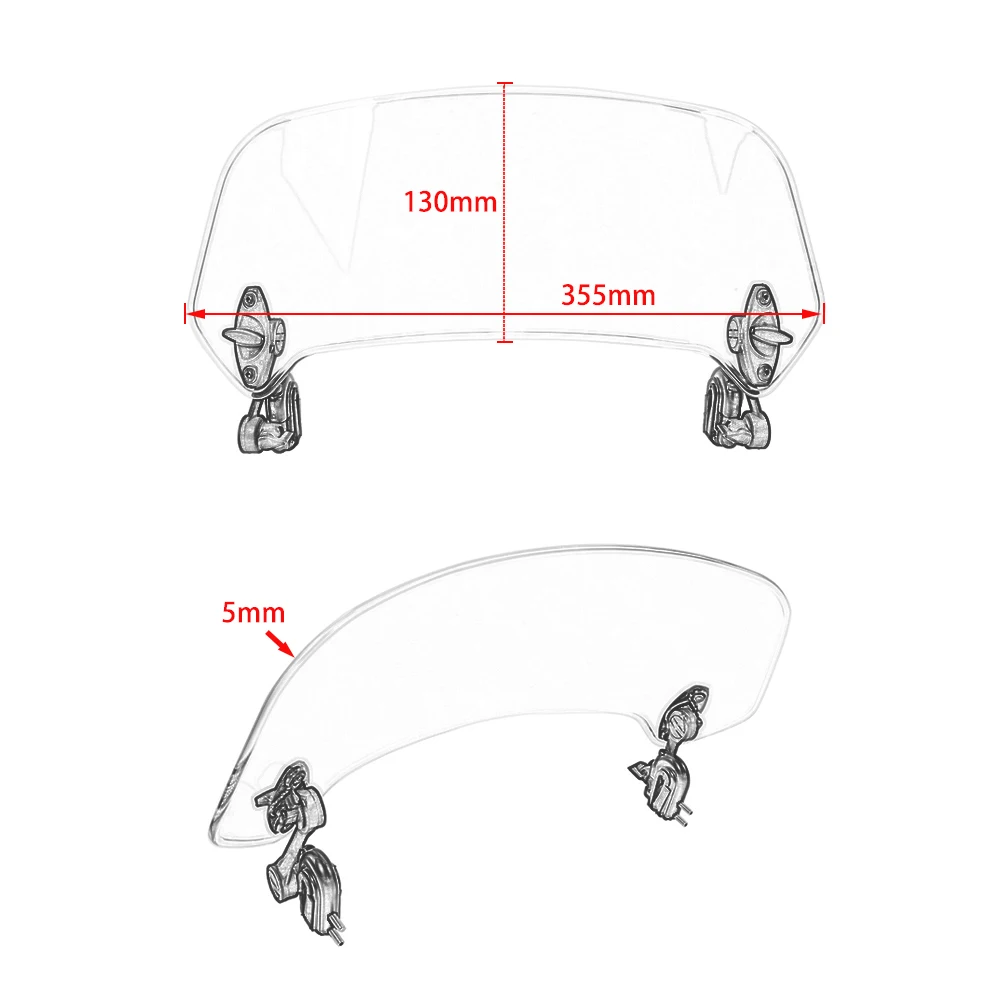 Лобовое стекло для мотоцикла rise регулируемый спойлер на лобовое Yamaha X-MAX 125 300 400 TMAX