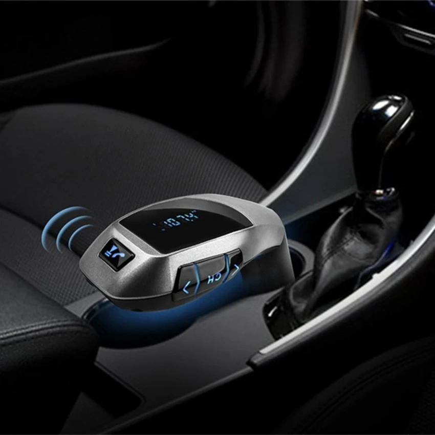 Автомобильный FM трансмиттер X5 с Bluetooth музыкальный mp3 плеер Радио адаптер работа TF