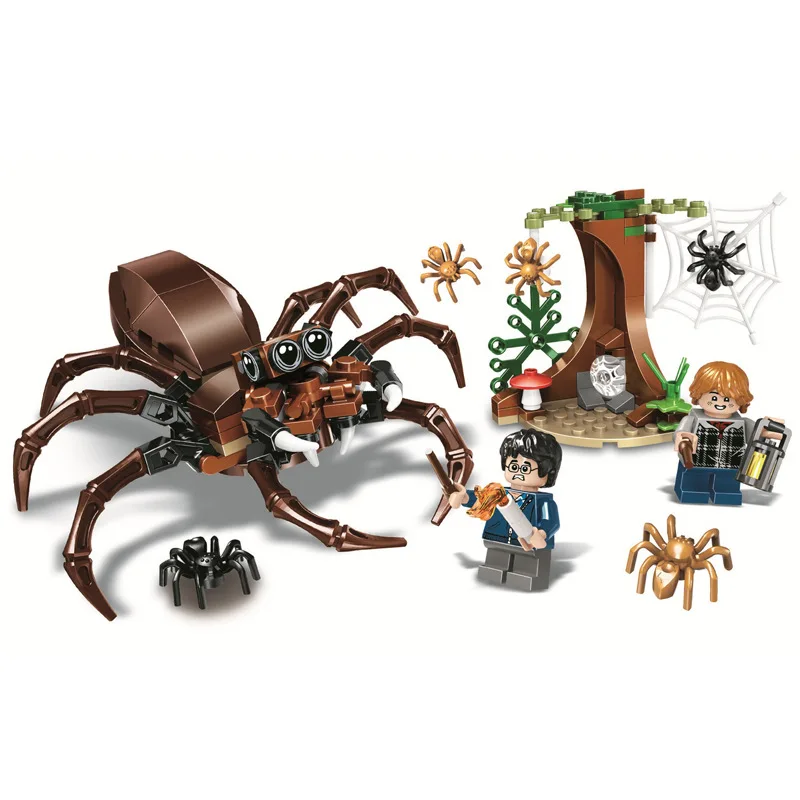 Гарри фильм Поттер 16058 The Chamber of Secrets Aragog логово строительные блоки Совместимые 75950