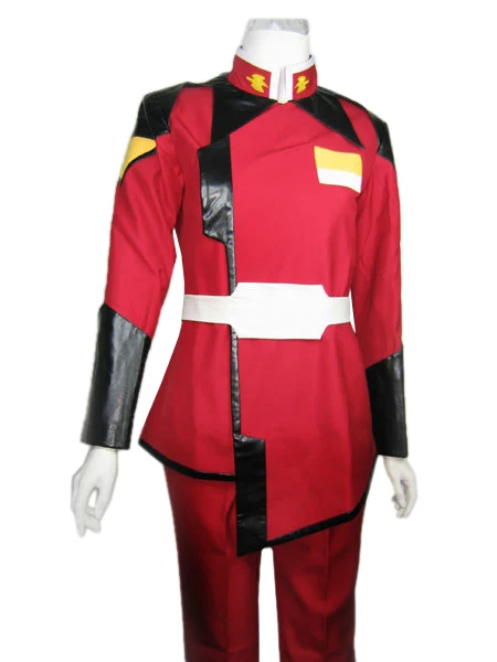 

Can be tailored Anime GUNDAM Cosplay Man Woman Halloween Cos Athrun Zala Cosplay Costume red military uniform S-3XL