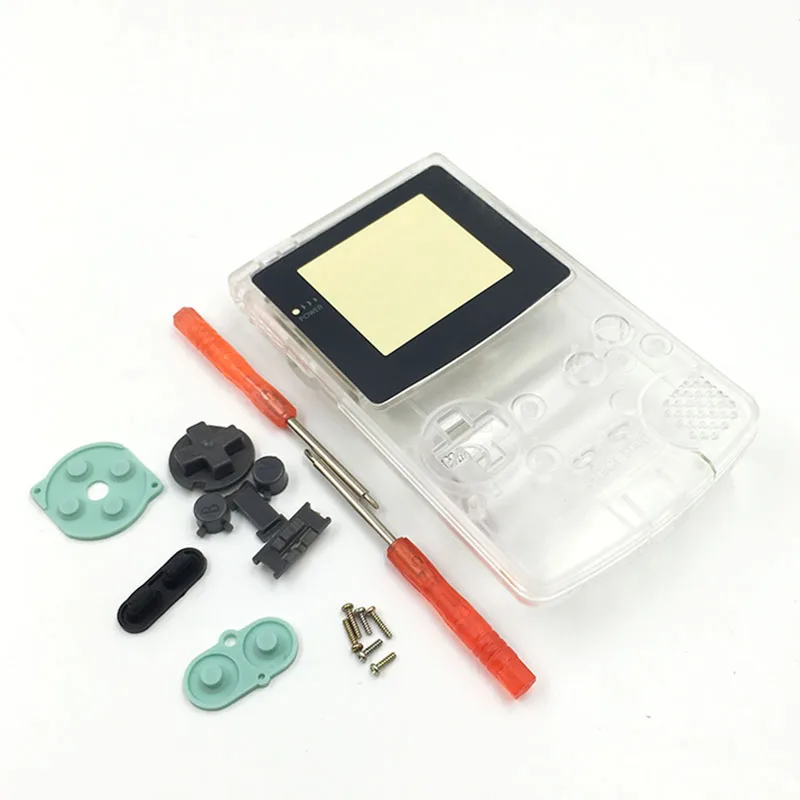 Полный корпус чехол для nintendo Game boy цвет GBC запасная часть корпус оболочка упаковка