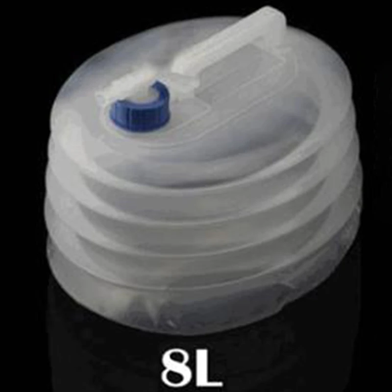 8L 3л 5л 8л 10л 15л складной контейнер для воды ведро для хранения походный кемпинг бак для воды складная сумка для воды на открытом воздухе - Цвет: 8L