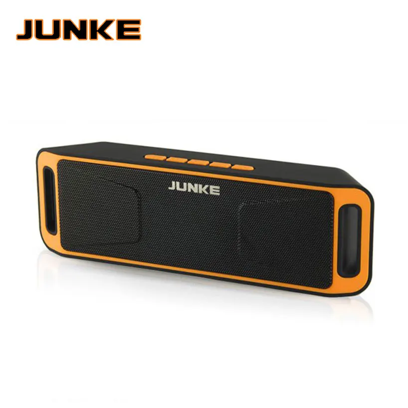 Стерео Портативная Bluetooth колонка с двумя басами для спорта FM радио картой RadioTF USB