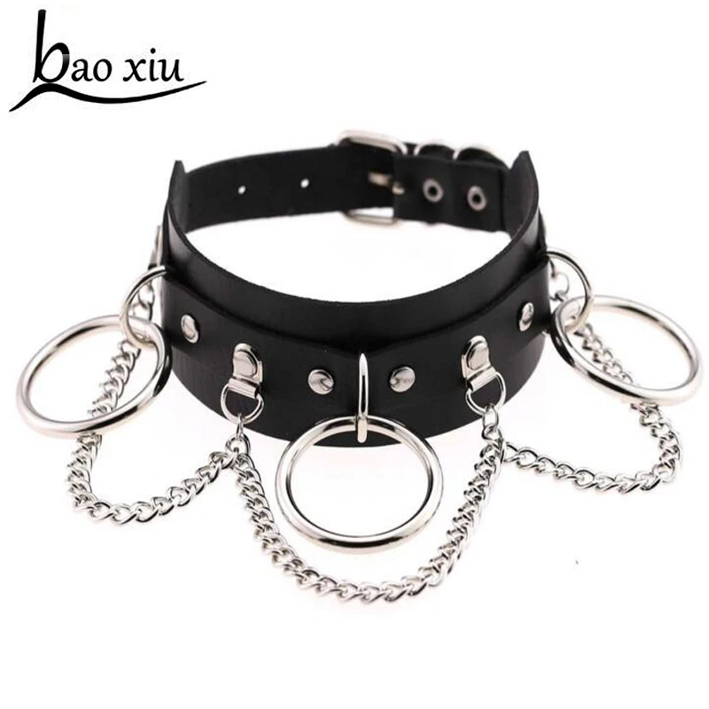 Новинка 2018 мужское ожерелье Rave бижутерия Бандажное цепочка с кисточками