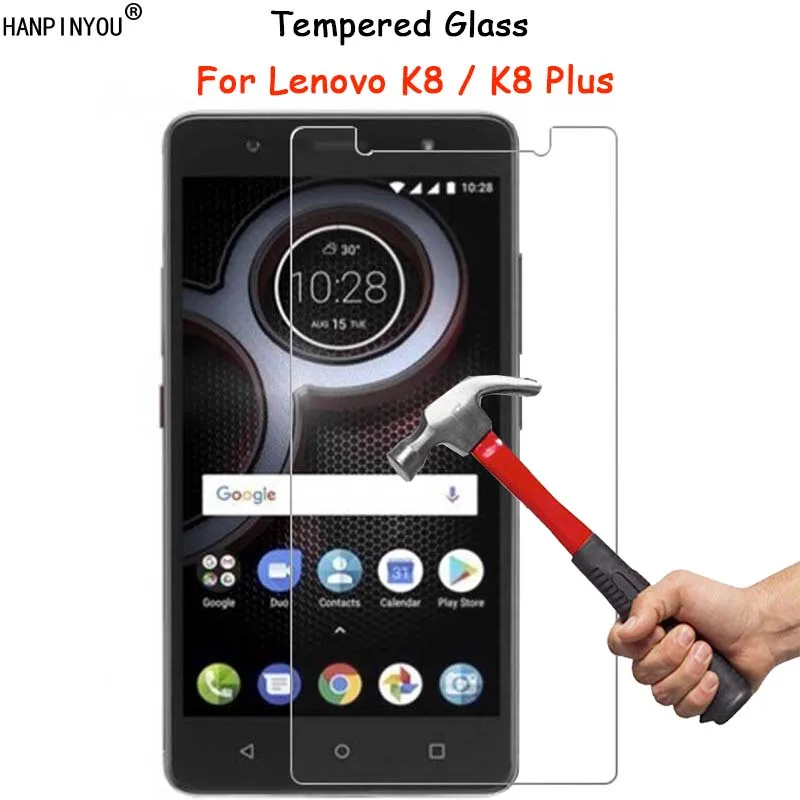 Для Lenovo K8/K8 Plus K8plus 5 2 &quotпрозрачное твердое закаленное стекло Защита экрана Ультра