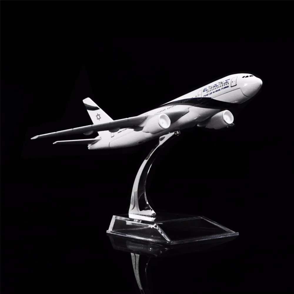 1:400 16 см EL AL Israel Airlines Boeing 777 металлическая модель самолета офисное украшение