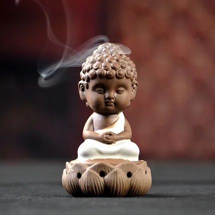 WIZAMONY горячая распродажа Новое поступление Longquan Celadon Будда благовония горелка из