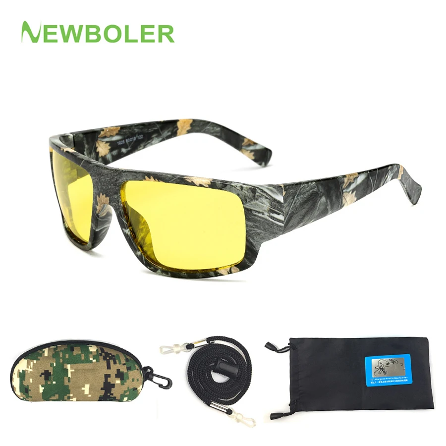 Очки для рыбалки NEWBOLER камуфляжные поляризационные солнцезащитные очки ночного