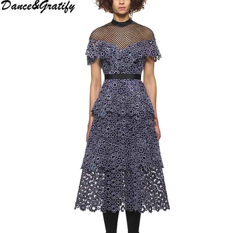 Женское кружевное платье для фотосессии Dance & Gratify модельное Элегантное