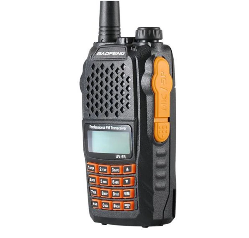 2 шт. BaoFeng UV 6R рация двухстороннее радио Pofung UV6R 5 Вт 128CH UHF/VHF двухдиапазонный
