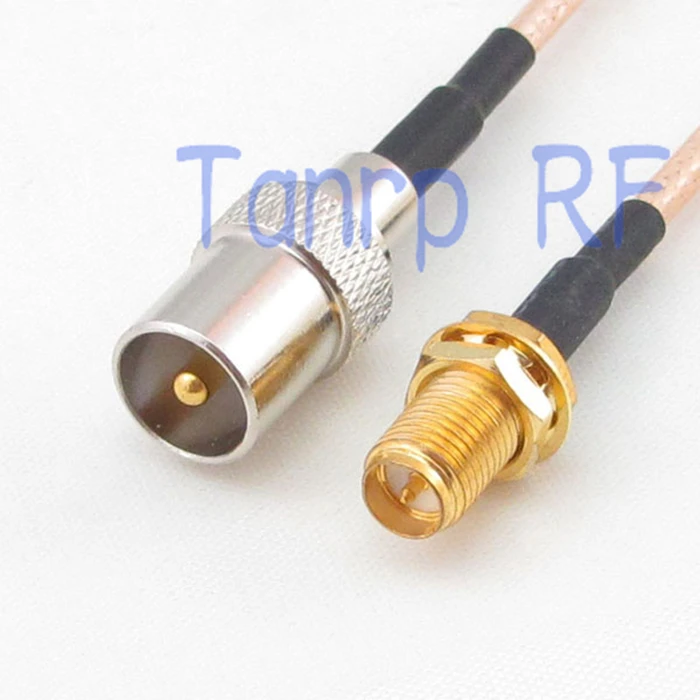 12in TV male to RP SMA female jack RF adapter connector 30CM Pigtail coaxial jumper extension cord cable RG316 | Обустройство дома