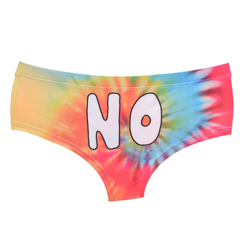 Hahaha Tie Dye Горячее сексуальное женское белье стринги трусы с милым принтом женское нижнее белье интересные трусики для леди