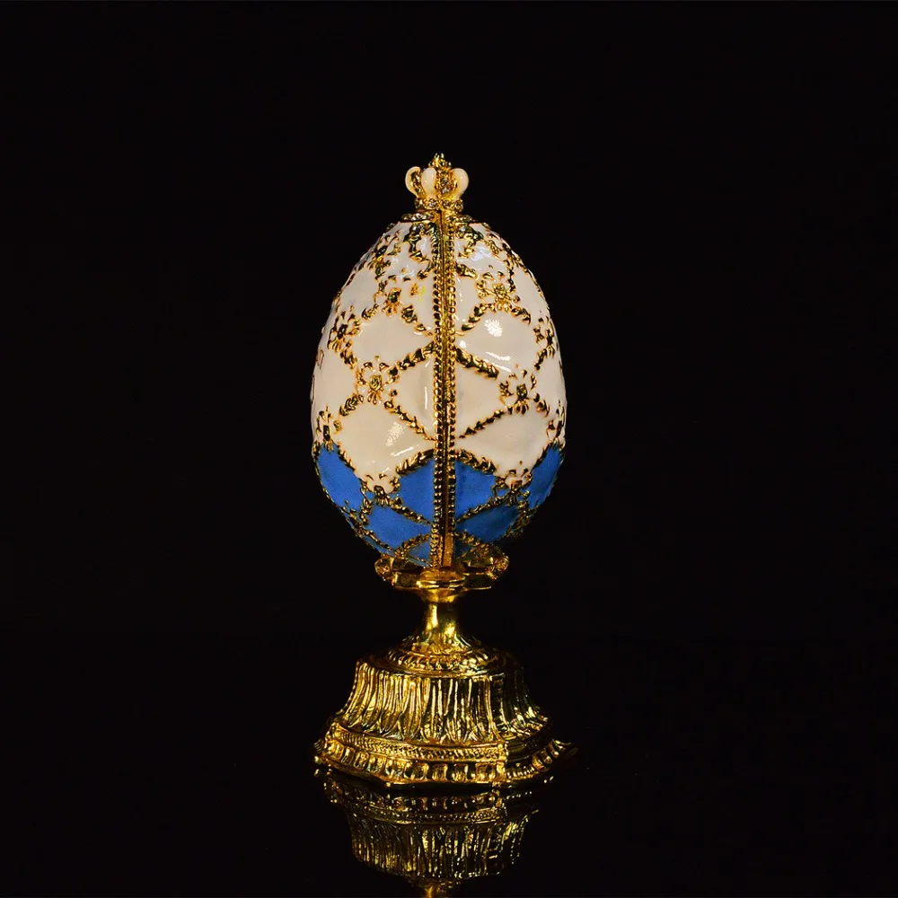Qifu домашний модный металлический религиозный талисман Коллекция декора qifu Faberge яйцо домашний декор