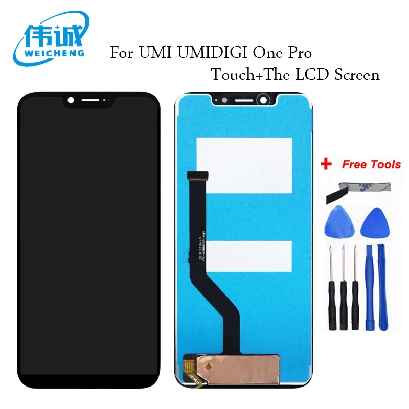 WEICHENG для UMI UMIDIGI One Pro ЖК дисплей с кодирующий преобразователь сенсорного экрана в