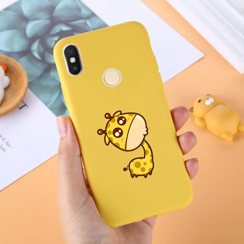 For Xiaomi Redmi S2 Case Cute Soft Silicone TPU Back Cover Xiomi Y2 Phone Cases RedmiS2 Covers Yellow |