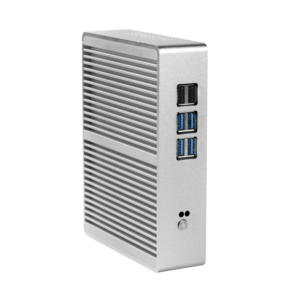 Безвентиляторный мини компьютер Intel Core i3 5005U 4010Y i5 4210Y Мини ПК ТВ коробка HTPC Wifi USB3.0 ПК настольные компьютеры HD графика 4200