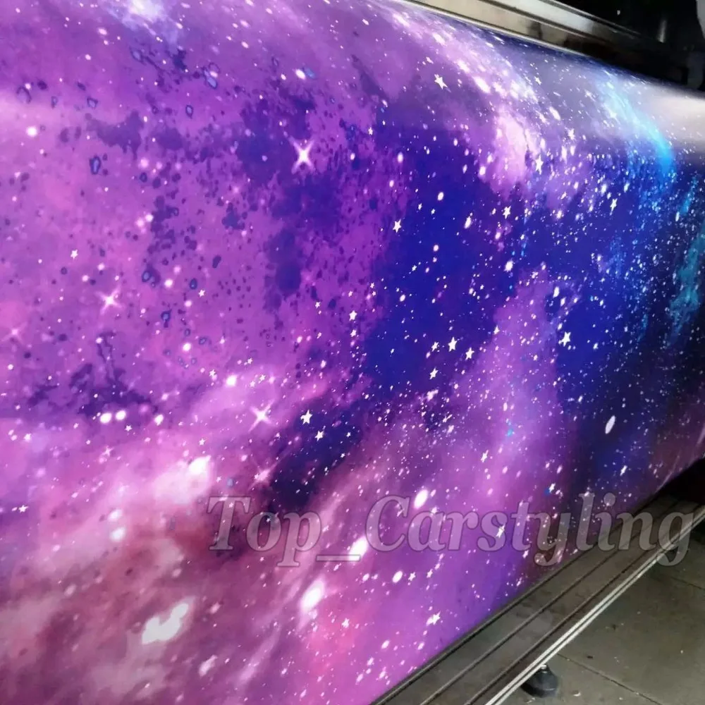 2017 Galaxy виниловая печатная автомобильная пленка Стайлинг графическая фольга