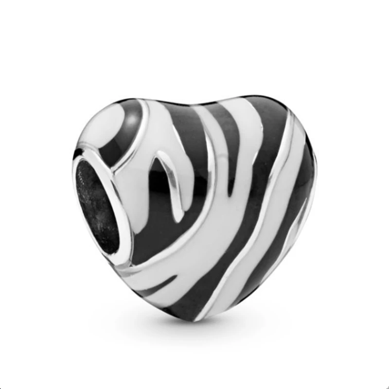P404 Fit Pandora, женские браслеты и браслеты, сделай сам, ювелирные изделия, подарки для женщин, горячая Распродажа, вечерние, бусины, надеюсь, цветы, любовь, сердца, хрустальные подвески - Цвет: P404