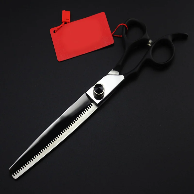 Custom logo Hairdressing left hand scissors 7 inch thinning Barber shears pet High quality Personality grooming | Красота и здоровье