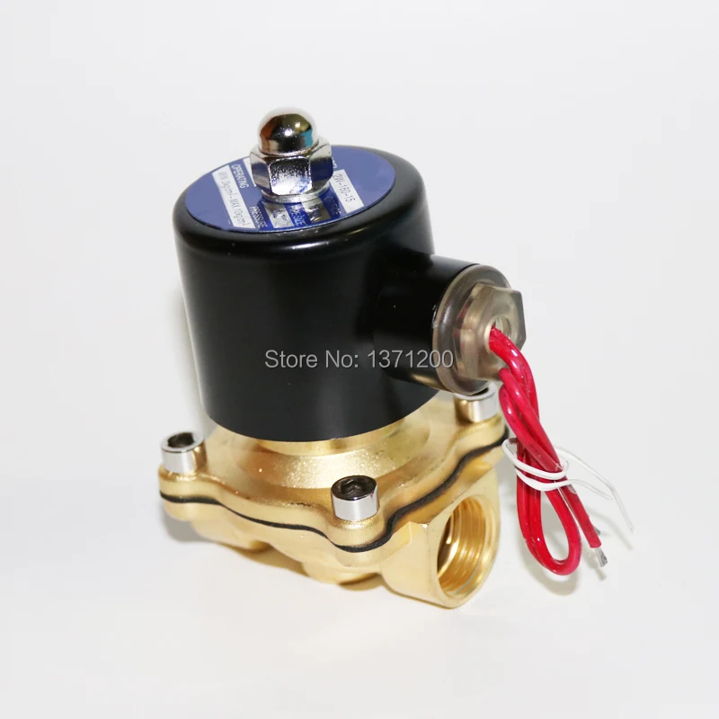 Пневматический Электрический электромагнитный клапан 16 мм 2W160 15 N/C 2 канала 1/2