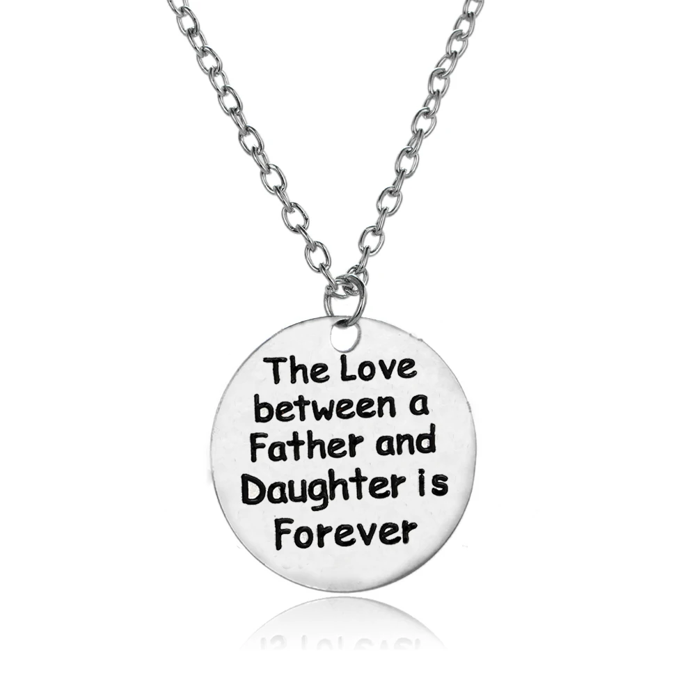 Fathers Day Gifts For Dad Daddy Chains Necklaces Father Birthday Anniversary Gift Present Papa Pendant Necklace Jewelry | Украшения и