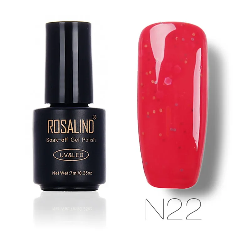 N22 Гель ROSALIND 1S 7 мл, N01-24 гель для ногтей, серия cheir, УФ светодиодный лак для маникюра, полуперманентный Гель-лак для ногтей - Цвет: N22