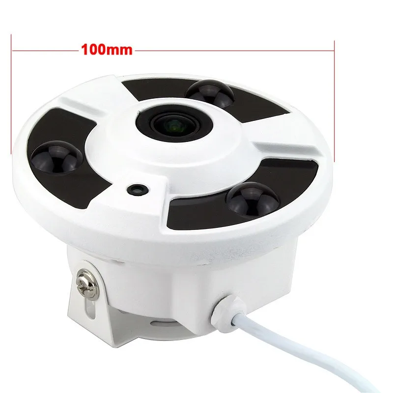 Панорамная цветная камера SMTKEY 1 7 мм широкоугольный объектив CCTV 1200TVL рыбий глаз CMOS