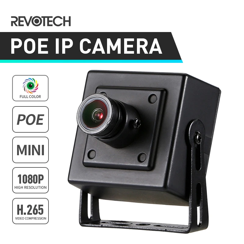 POE Star Light H.265 HD 1080P IP камера 2.0MP мини полноцветная Ночная безопасность