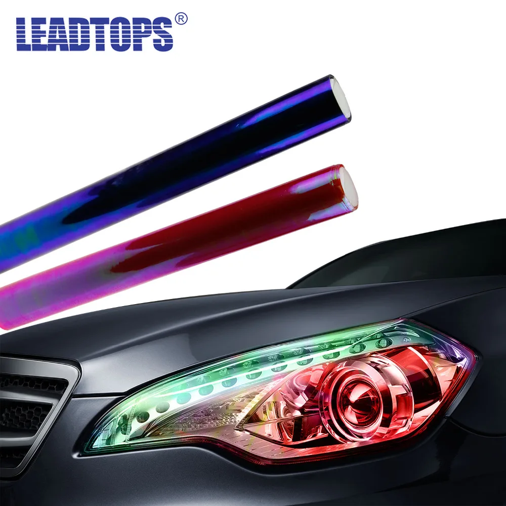 Leadtops автомобиль Стайлинг винил Плёнки Стикеры DIY Авто свет фар Задний фонарь