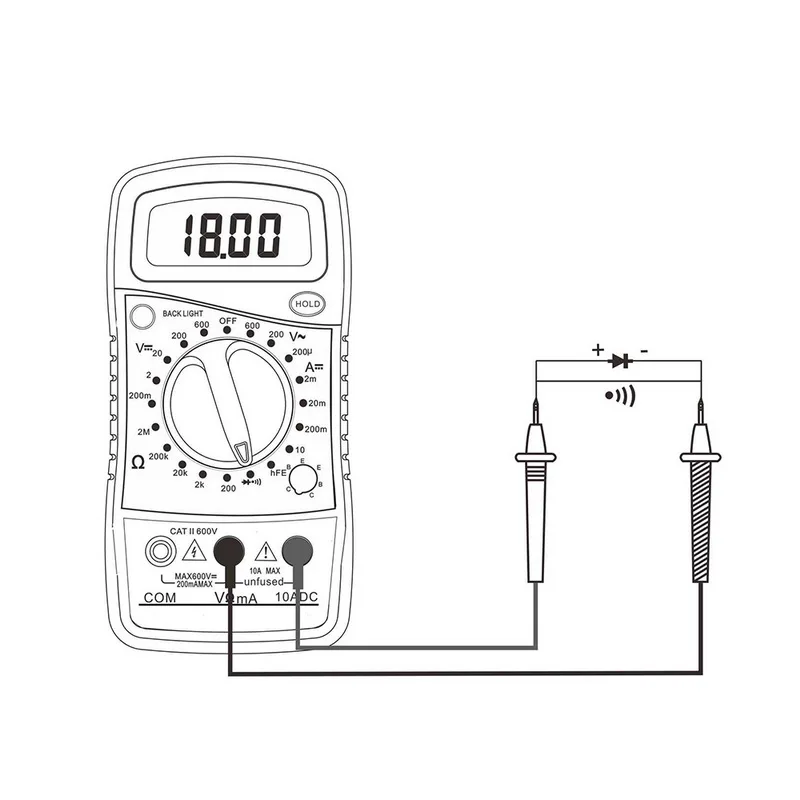 DT830L цифровой мультиметр Ампер клещи измеритель тока Токовые клещи Вольтметр Амперметр прецизионное измерение тесте