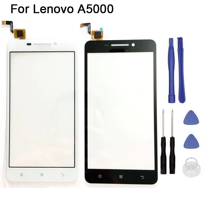Новый сенсорный экран для Lenovo A5000 дигитайзер Переднее стекло Сенсорная панель