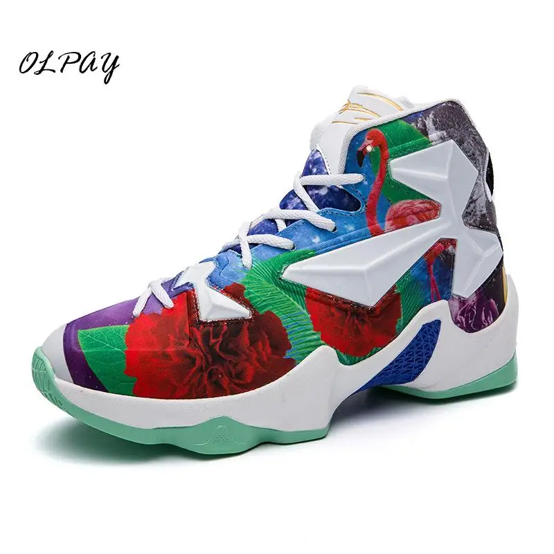 Новинка 2019 года сезон весна Мужская обувь в стиле хип хоп Джеймс 13th generation Kobe Wild