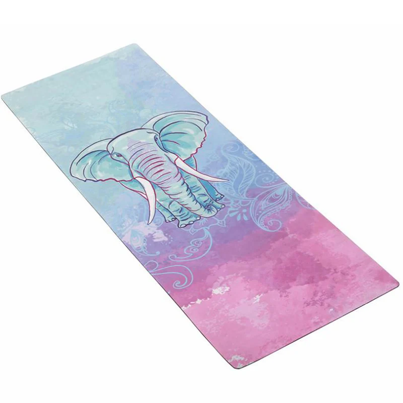 

Складной Коврик для йоги из натуральной замши, экологически чистые, Нескользящие, горячие замшевые материалы